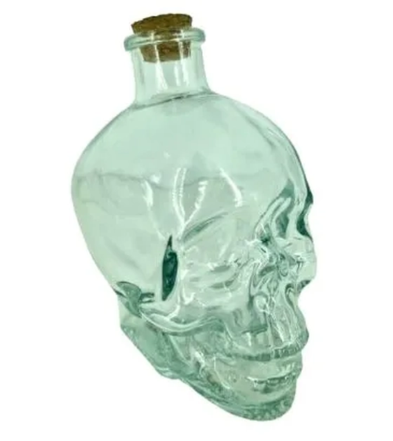 20799 LICOREIRA DE VIDRO CAVEIRA 400ML