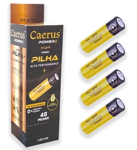 CRS-3333 CARTELA DE PILHA AA C/48