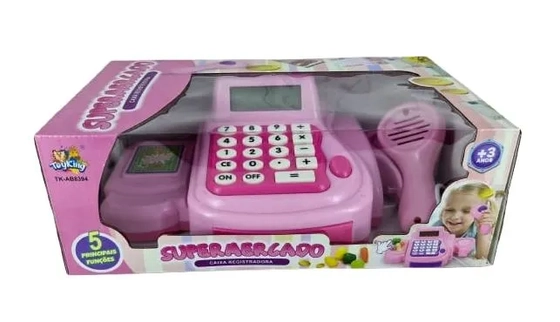 TK-AB8394 CAIXA REGISTRADORA DE PLASTICO A PILHA
