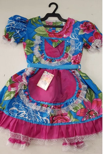 121 VESTIDO JUNINO JUVENIL TAM 04