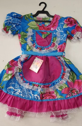 121 VESTIDO JUNINO JUVENIL TAM 06