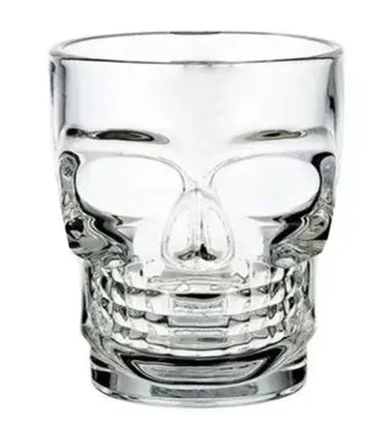 GDR0650 COPO DE VIDRO CAVEIRA 300 ML