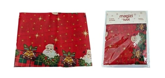 29109 TOALHA MESA TECIDO ESTAMPADO D24-3 RED 150CM