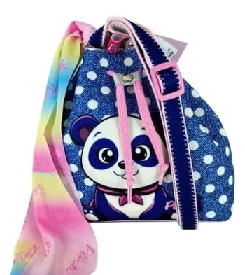 B5431 BUCKET PANDA POA JEANS