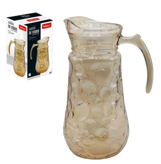 WG21451 JARRA VIDRO C/TAMPA ACRILICO