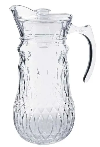 WG21414 JARRA VIDRO C/TAMPA ACRILICO