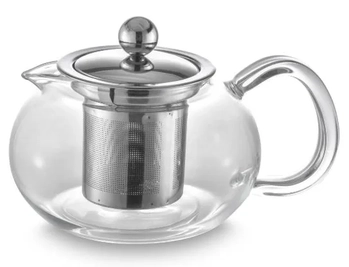 WX22542 CHALEIRA BOROSSILICATO C/FILTRO ACO 650ML