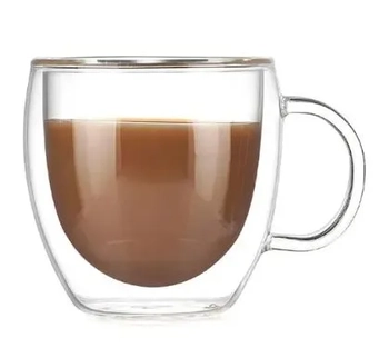 WX22378 CANECA PAREDE DUPLA BOROSSILICATO 150ML