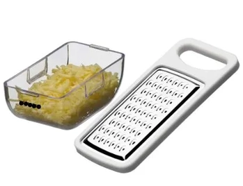 26911 RALADOR INOX C/POTE BRANCO 13,5CM