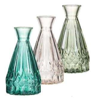 31915 MINI VASO DE VIDRO COLOR 7X7X13CM