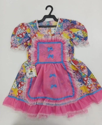 210 VESTIDO JUNINO JUVENIL TAM 14