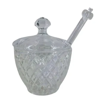 WX22698 MALEIRA DE VIDRO COM COLHER CHAMFER