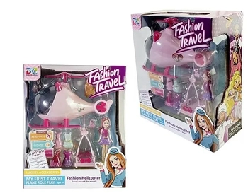ASH-15.5827 HELICOPTERO FASHION C/ BONECA E ACESSORIOS