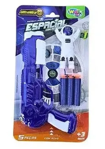 WB19718 PISTOLA LANCA DARDOS ESPACIAL  C/05