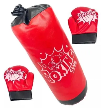 WB12504 SACO DE BOXE C/LUVAS INFANTIL  MEGA BOOM