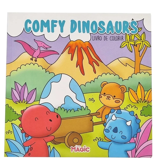 84945 COMFY DINOSAURS LIVRO DE COLORIR
