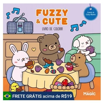 84761 FUZZY E CUTE LIVRO DE COLORIR