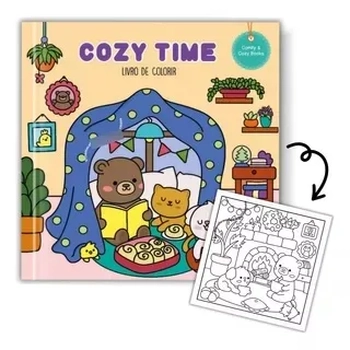 84914 COZY TIME LIVRO DE COLORIR