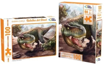 791660 QC QUEBRA-CABECA BATALHA DOS DINOS 100PCS