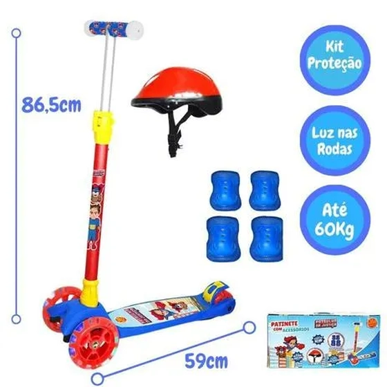 DMR5550 PATINETE PATRULHA DA JUSTICA C/ACESSORIOS