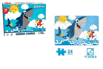 0998 QC QUEBRA-CABECA TUBARAO C/24PCS