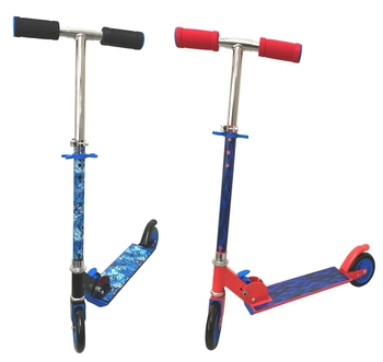 R2845 PATINETE 2 RODAS AZUL/VERMELHO 76CM