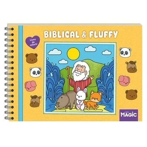 21207 BIBLICAL AND FLUFFY BEIGE - LIVRO PARA COLORIR