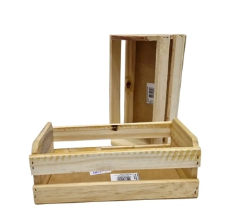 2089-1 CAIXINHA DE MADEIRA G CLARA