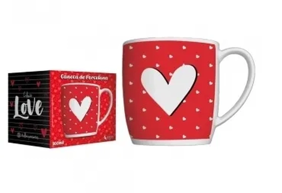 401113 CANECA PORCELANA URBAN 360 ML LOVE LUVA C/1 LEMBRETE