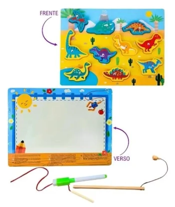 TK-AB9941 BRINQUEDO ENCAIXE PESCARIA E QUADRO BRANCO