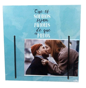 PR124 PORTA RETRATO 20X20 SONHOS MAIORES