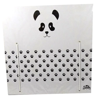 PR105 PORTA RETRATO 20X20 PANDA BRANCO
