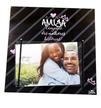 PR047 PORTA RETRATO 20X20 AMIGA CUMPLICE