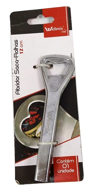 WX6088 SACA ROLHA ABRIDOR DE GARRAFA INOX 12CM