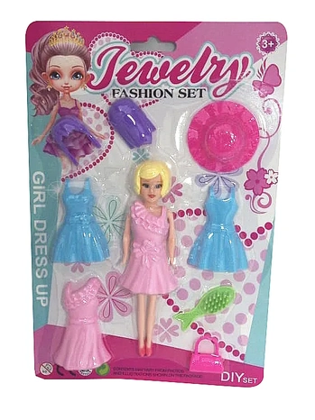 ASH-15.4019 BONECA C/ACESSORIOS