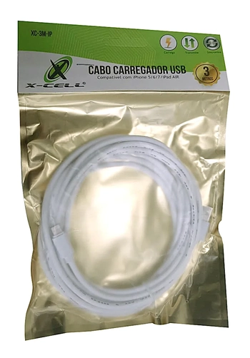 XC-3M-IP CABO DE DADOS USB-IPH 3M