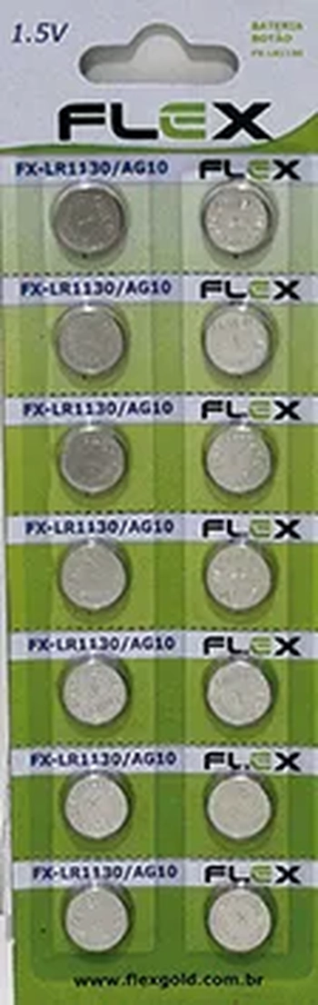 FX-LR1130 BATERIA BOTAO LR1130 CT C/14