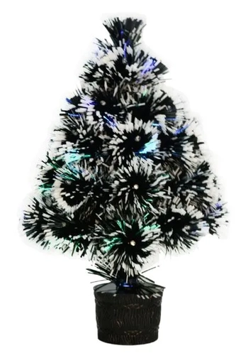 860406 ARVORE MESCLADA FIBRA OTICA QUEBEC C/LUZ 45CM 30G