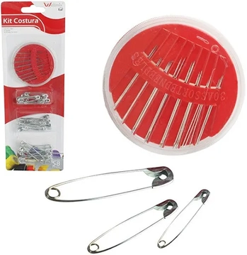 WX4015 KIT AGULHA E ALFINETE C/FECHO