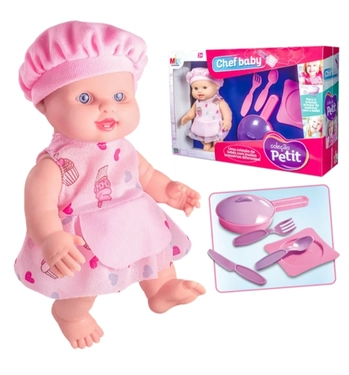 428 BONECA COLECAO PETIT CHEF