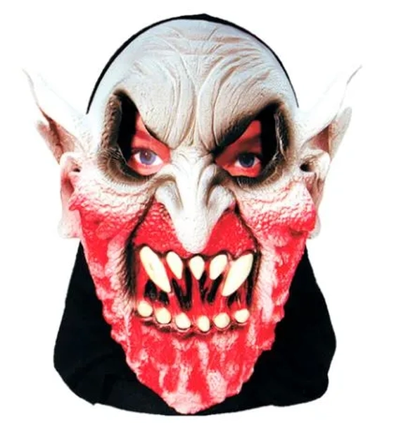 774 MASCARA LATEX C/CAPUZ  MONSTRO CARNIVORO