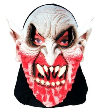 774 MASCARA LATEX C/CAPUZ  MONSTRO CARNIVORO