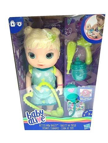 E5834 BONECA BABY ALIVE CUIDA DE MIM LOIRA