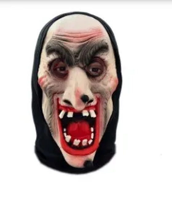 10010 MASCARA LATEX C/CAPUZ  BRUXA