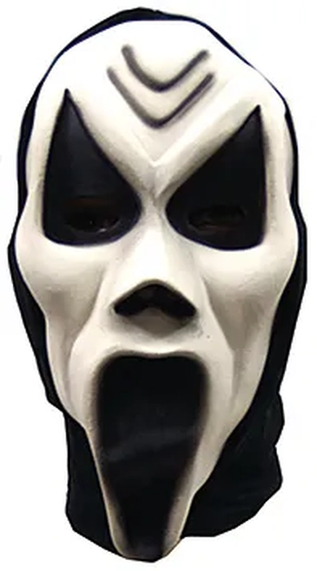 782 MASCARA LATEX C/CAPUZ FANTASMA