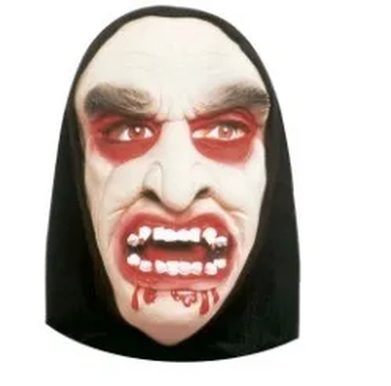 739 MASCARA LATEX C/CAPUZ VAMPIRO N