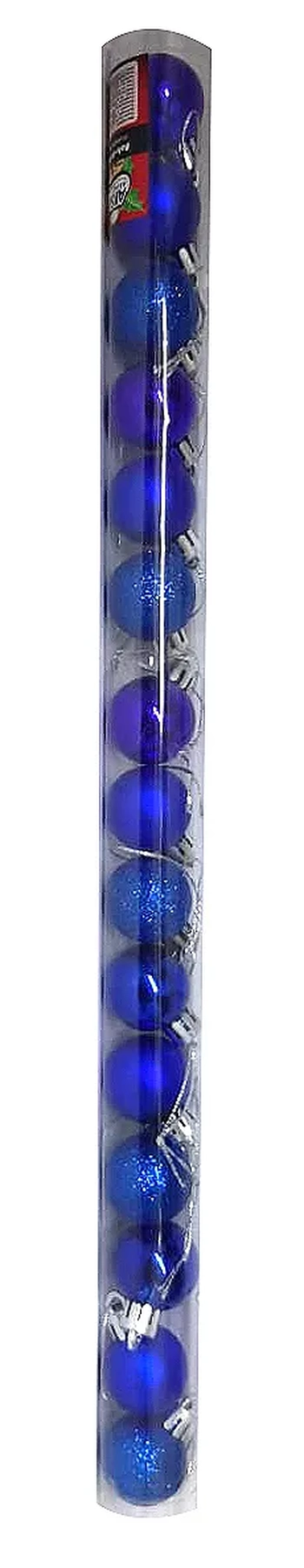 839836 BOLA TUBO MISTA 3CM AZUL C/10