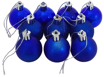 839844 BOLA TUBO MISTA 4CM AZUL C/8