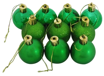 839853 BOLA TUBO MISTA 5CM VERDE C/8