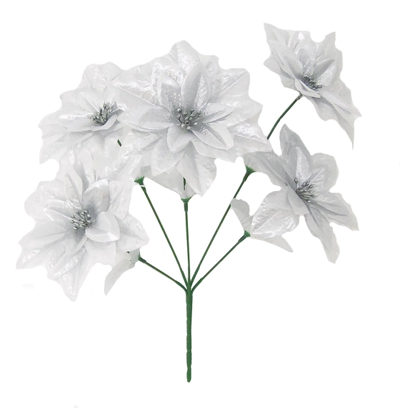 840109 BICO PAPAGAIO PRATA C/MIOLO PRATA X5F 30CM